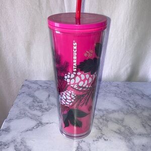 STARBUCKS PINK PINECONE COLOR CHANGING TUMBLER